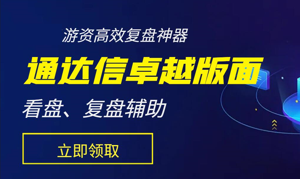 【通达信卓越版面组合】游资高效复盘神器 游资复盘、连板天梯、题材轮动、板块解读、盘面分析