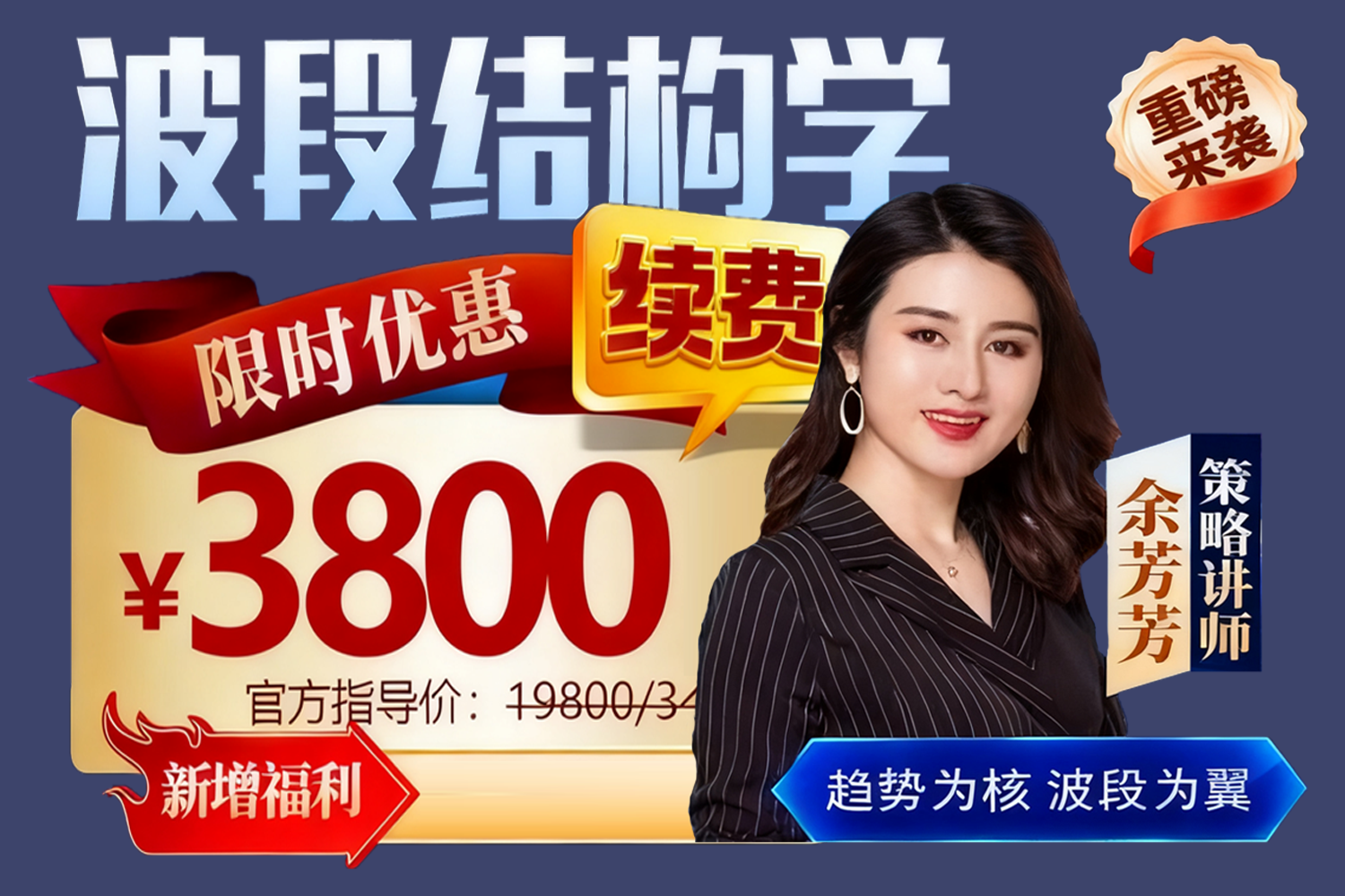 余芳芳(余思敏)波段结构学系统课+公开课+复盘小班课+模型图谱完结...